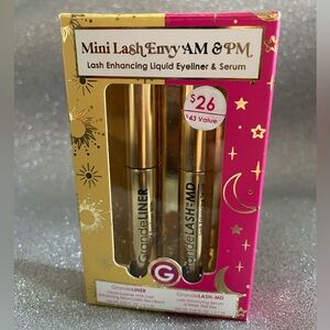 4/$14 Grande cosmetics mini lash envy am & pm liner & serum duo